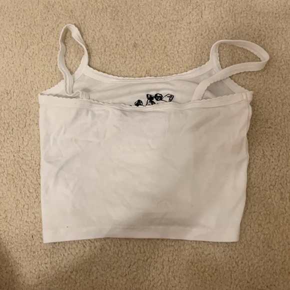 Topshop Angel Embroidered Baby Tank - Size 6 - Picture 4 of 4